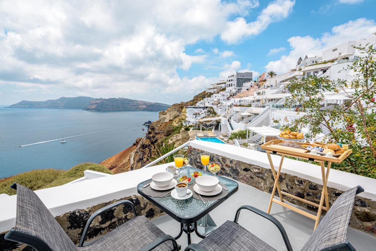 Amazing View Villa Oia With Jacuzzi Oía Exterior foto