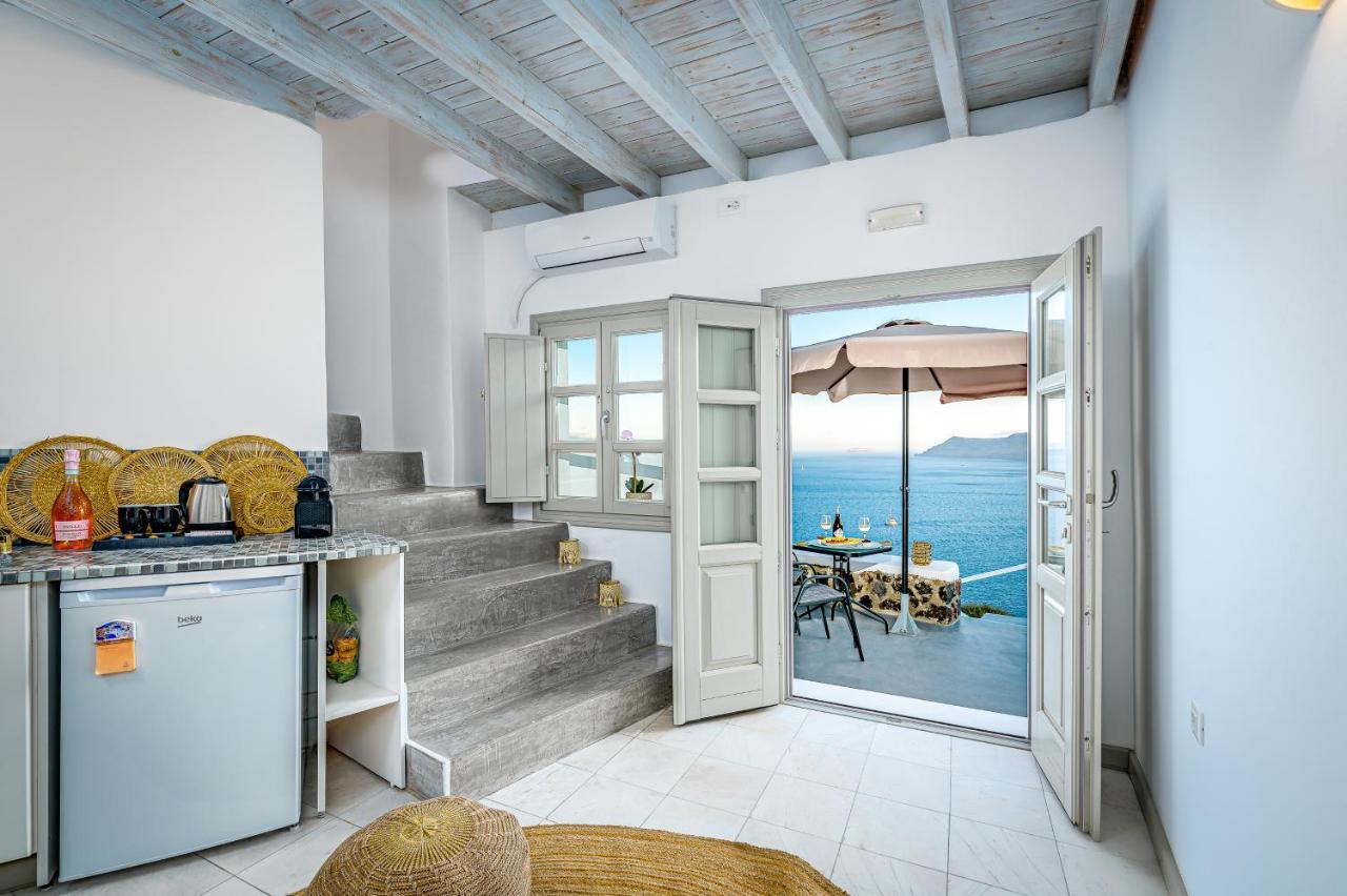 Amazing View Villa Oia With Jacuzzi Oía Exterior foto