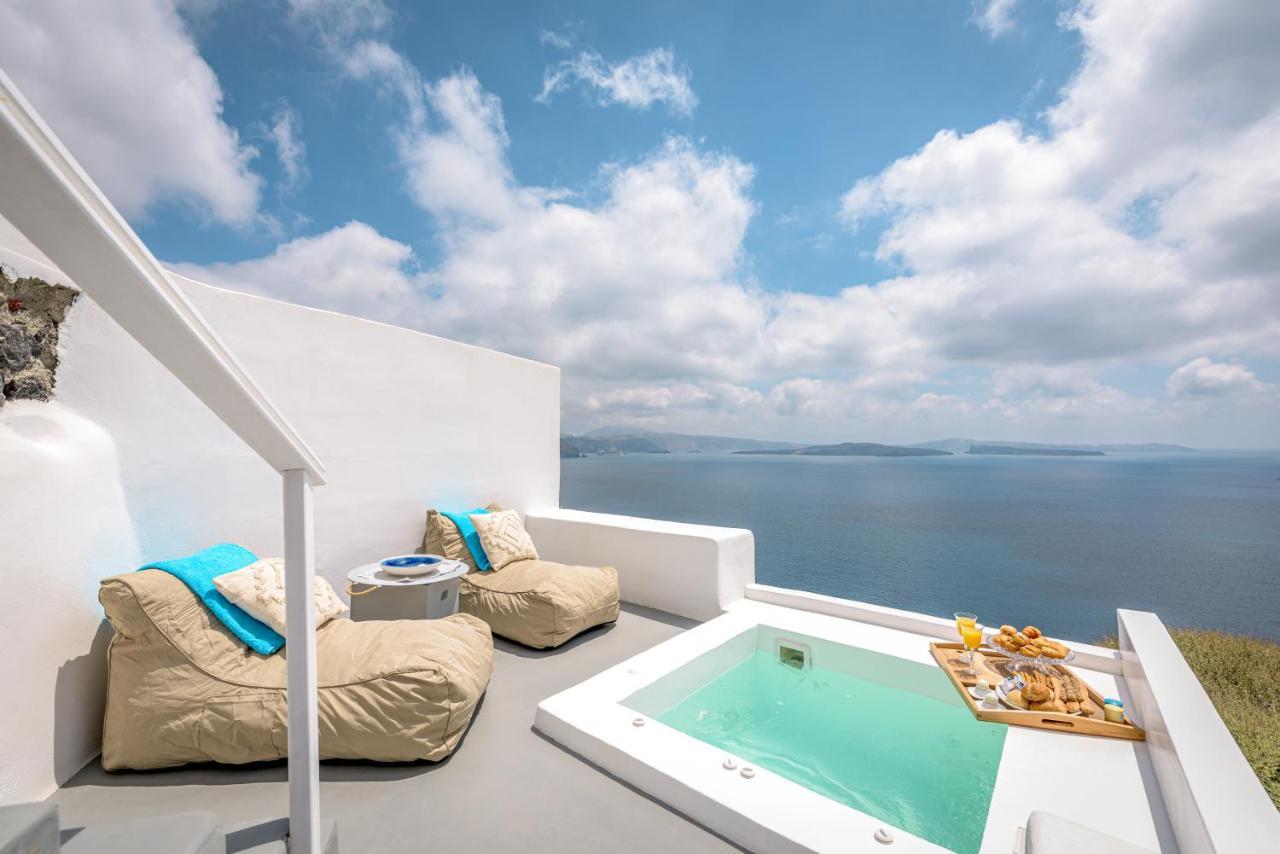 Amazing View Villa Oia With Jacuzzi Oía Exterior foto