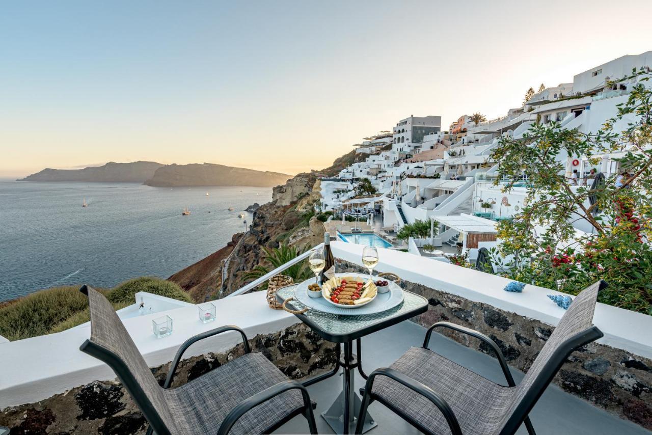 Amazing View Villa Oia With Jacuzzi Oía Exterior foto
