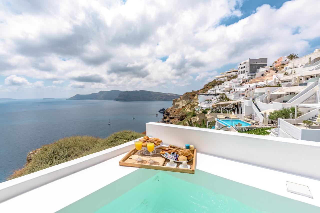 Amazing View Villa Oia With Jacuzzi Oía Exterior foto