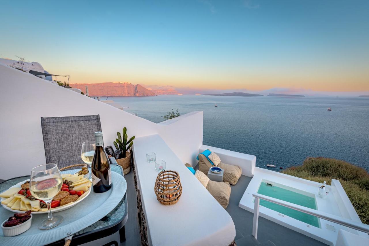 Amazing View Villa Oia With Jacuzzi Oía Exterior foto
