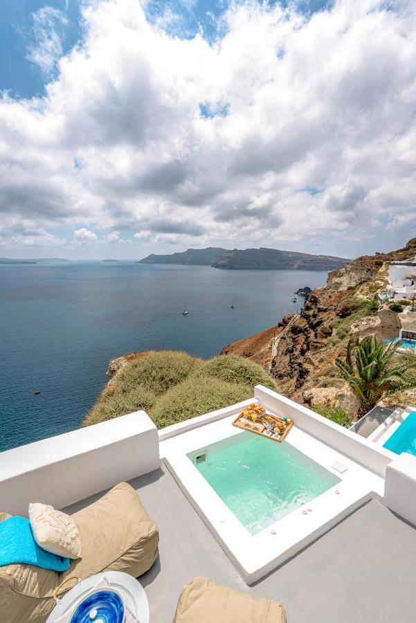 Amazing View Villa Oia With Jacuzzi Oía Exterior foto